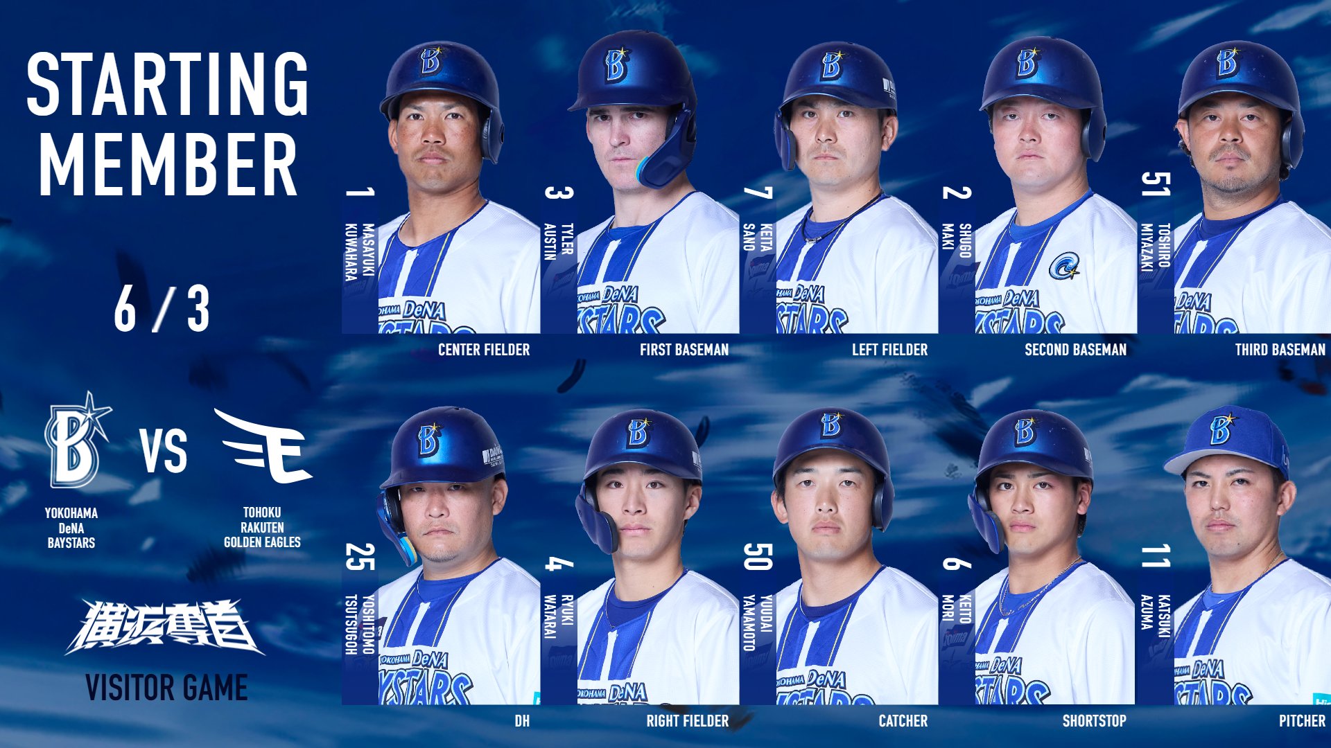 横浜DeNAベイスターズ on X: 