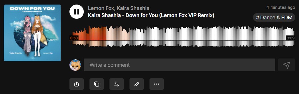 lemonfoxxie's tweet photo. Who's ready for it?
#VTuber #downforyou #remix https://t.co/HfzlW82Z1p