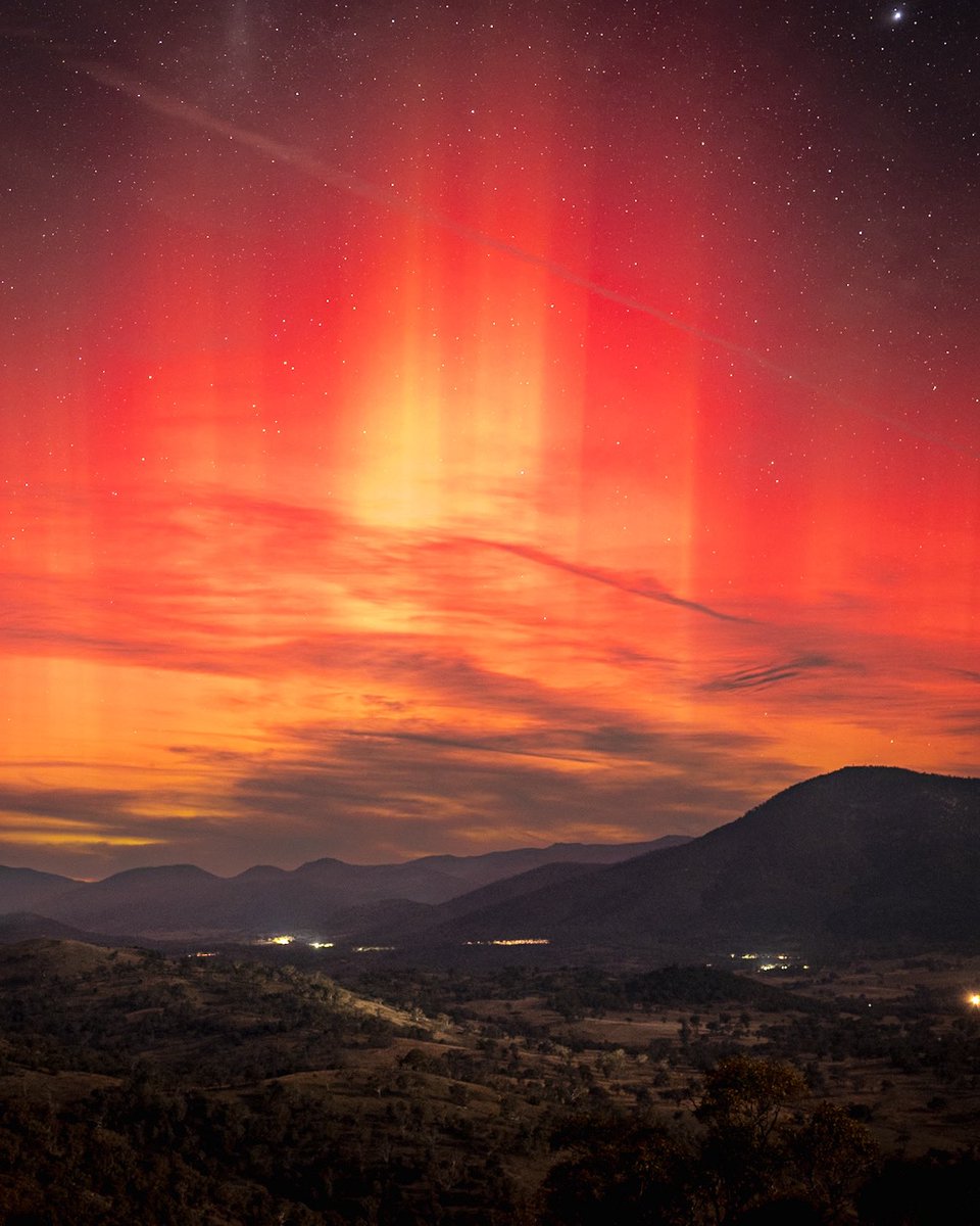 The Aurora Australis lit up the skies across Canberra over the weekend 🌌💜 Lucky Instagramer’s rich.pixel (📍 Rob Roy Nature Reserve) and j_impression (📍 Corin Dam) were in just the right spots to capture the magic 📸✨

#VisitCanberra #WeAreCBR #Canberra