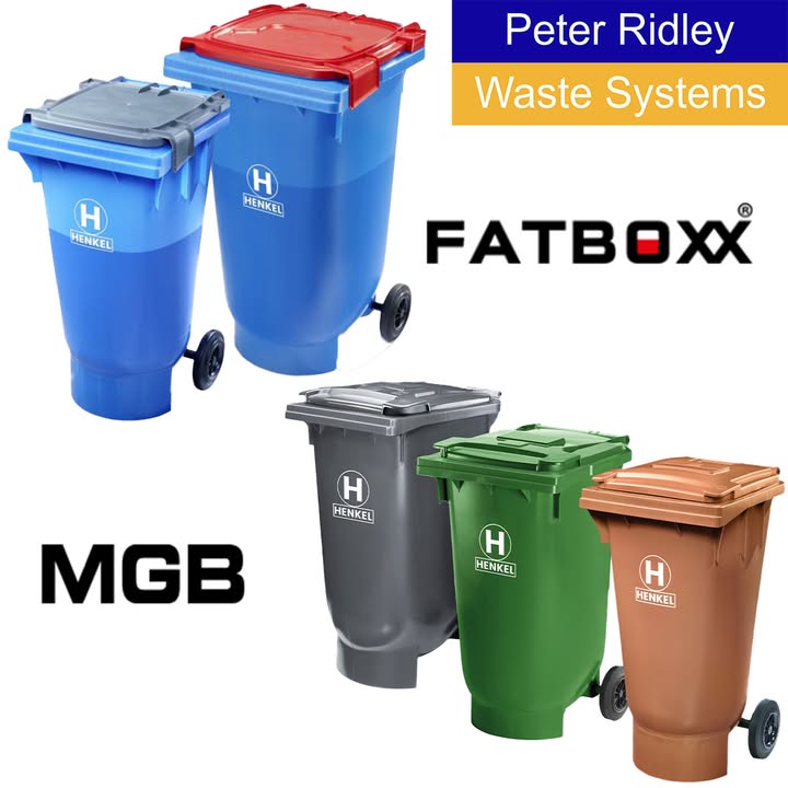 NO MORE SMELLY BINS! 
The Henkel spherical base wheeled bin prevents #foodwaste from sticking and building up in the corners, allowing you to completely empty the container. 
#Recycle #Waste #WasteManagement #LocalAuthorities #CommercialWaste #BusinessWaste  #NoMoreSmellyBins