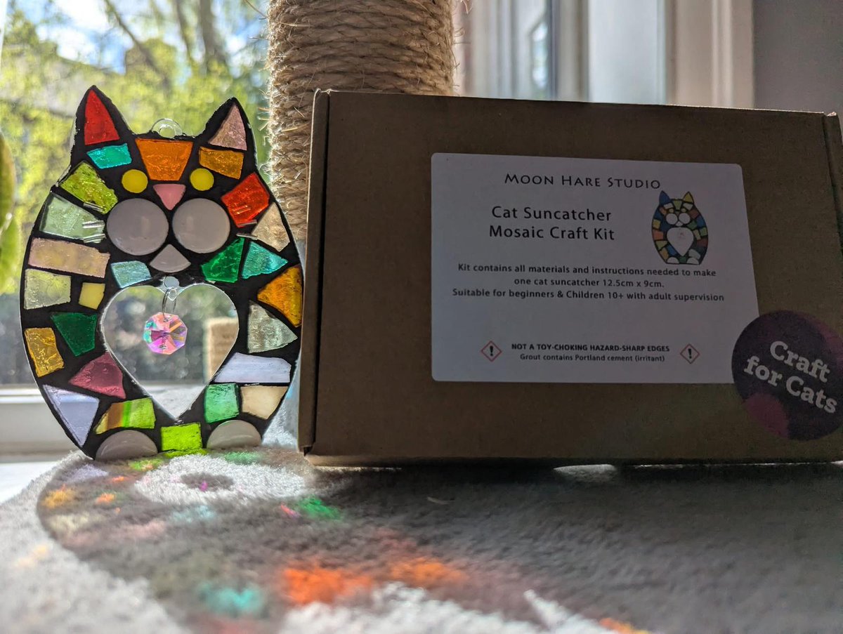 This summer join us as we return to the ancient art of mosaic to create cat-shaped art #CraftForCats on Saturday 26 July

Find out more and get your kit: cats.org.uk/mosaiccraft 

Select us as your preferred branch/adoption centre &amp; we'll receive a £10 donation for every kit sold