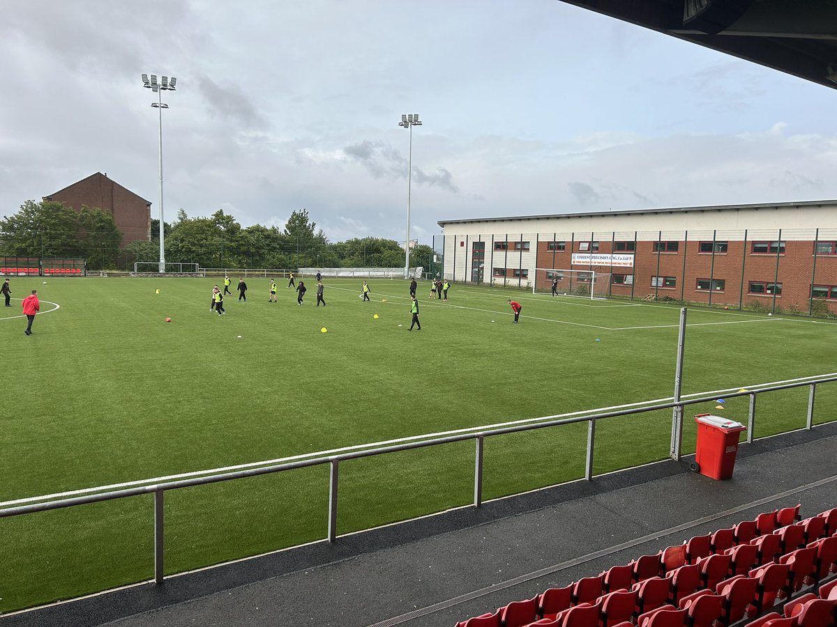 First football academy session with our new S3 pupils. All really excited to get going!