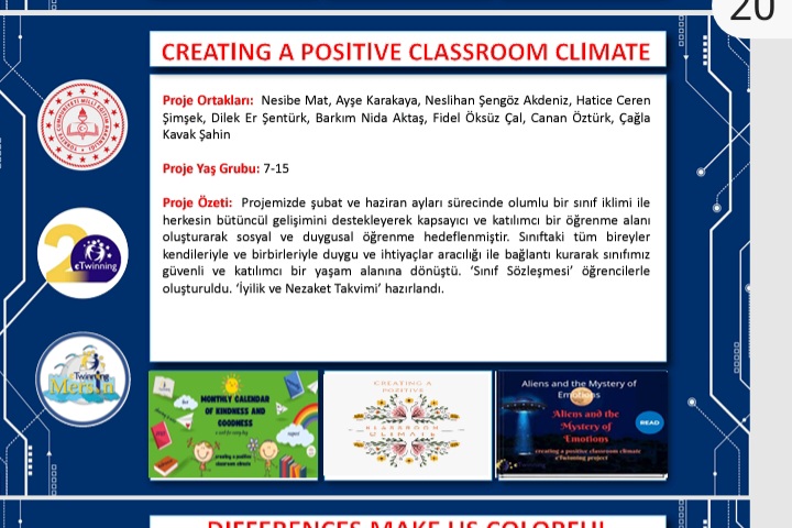 Creating A Positive Classroom Climate eTwinning projemiz 2025 Yılı Mersin eTwinning Dergisinde yayınlandı.
mersinarge.meb.gov.tr/www/2025-yili-…
<a href="/eTwinningMersin/">eTwinning Mersin</a> 
<a href="/eTwinningDestek/">eTwinning Projects Dissemination</a> 
<a href="/dogakolejmersin/">DOĞA KOLEJİ MERSİN YENİŞEHİR KAMPÜSÜ</a> 
<a href="/ClassRClimate/">Classroom Climate</a>