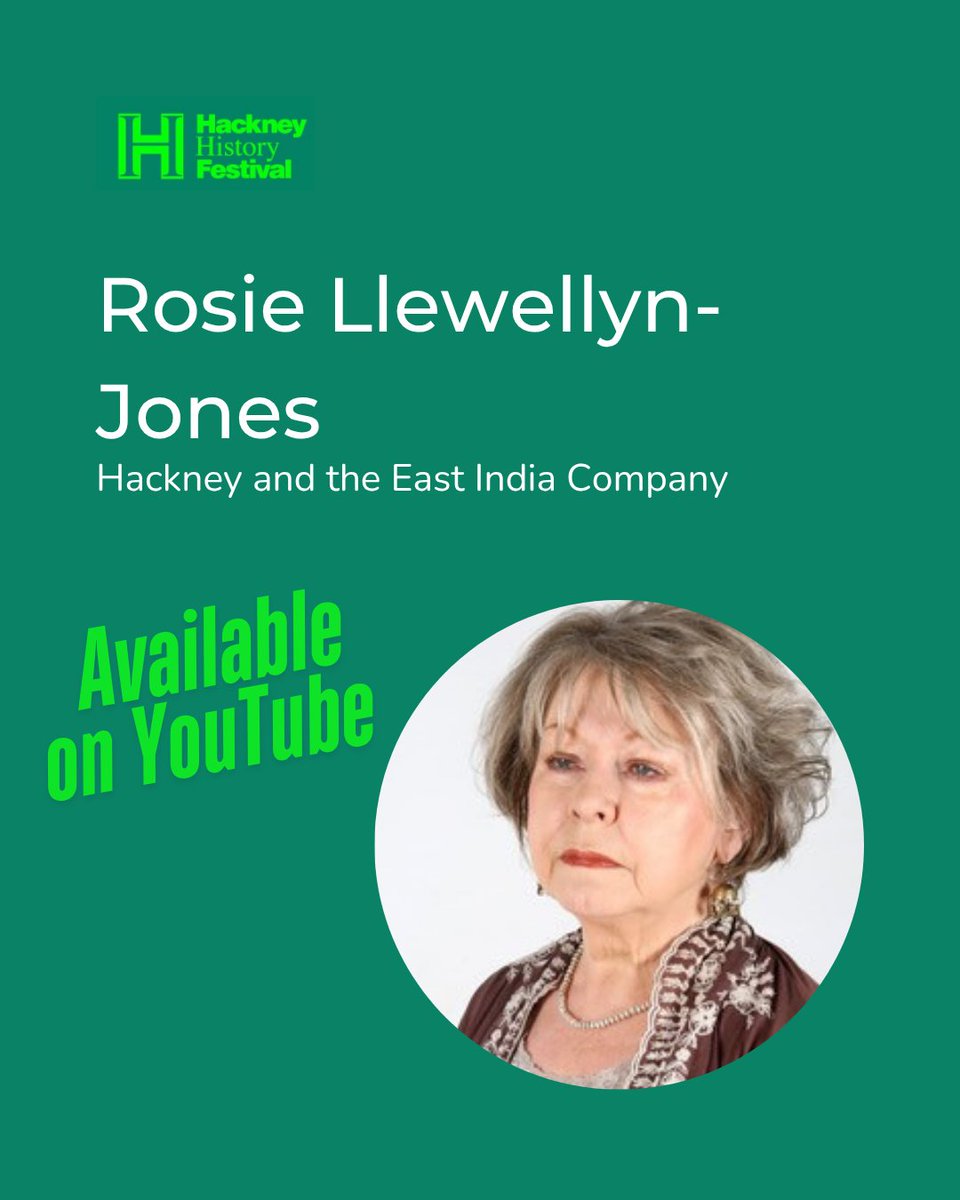 Dr. Rosie Llewellyn-Jones explores Hackney’s links to the East India Company, founded in 1600. Watch now on YouTube!
#HackneyHistory #EastIndiaCompany #hackneyhistoryfestival