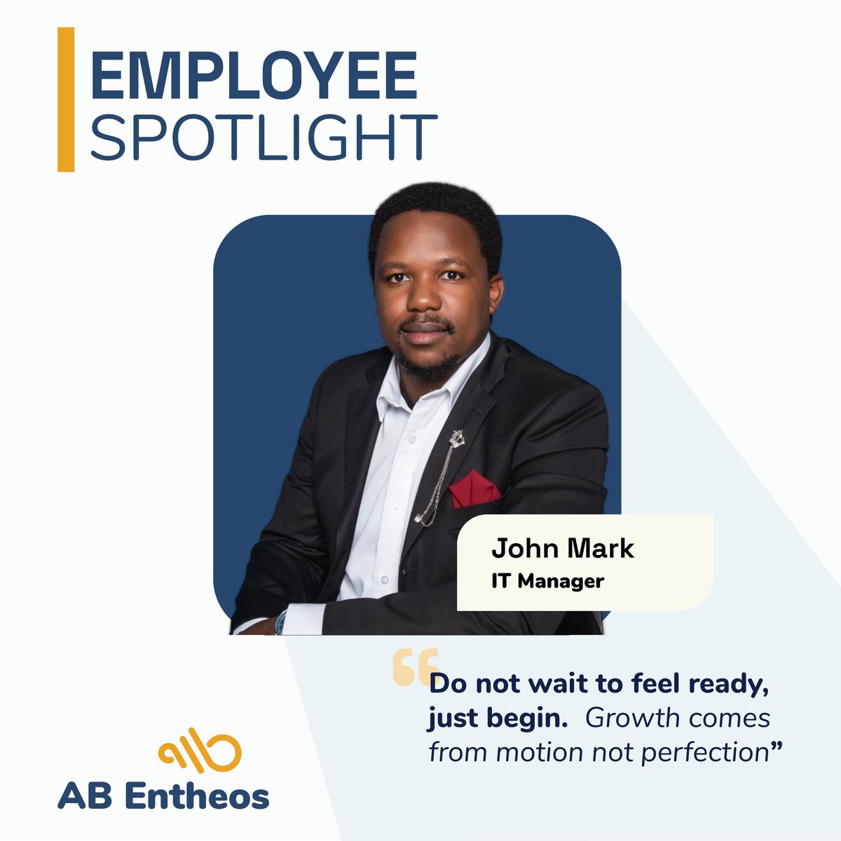 Meet Mark, our Head of Tech at #ABEntheos!

The force behind systems that simplify, innovate, and power our mission. From national launches to a dream of time control (really!), his story is worth a read.

Full feature: ab-entheos.co.ke/employee-of-th…

#EmployeeSpotlight #TechForImpact