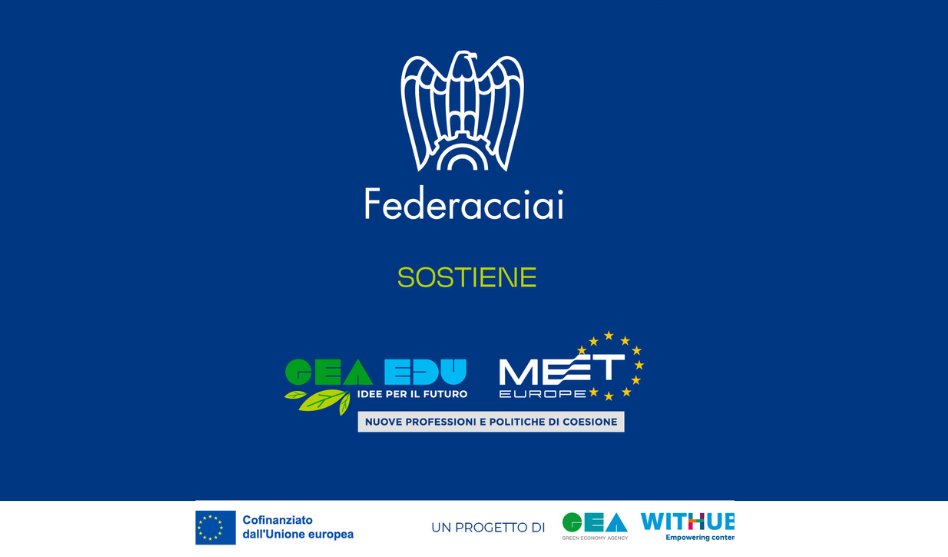 Federacciai sostiene per la terza annualità il progetto educativo GEA EDU di Fondazione Art.49 e #WitHub
Gli studenti coinvolti hanno esplorato il tema delle nuove professioni green legate alla #sostenibilità.
Per maggiori info👉federacciai.it/federacciai-ed…