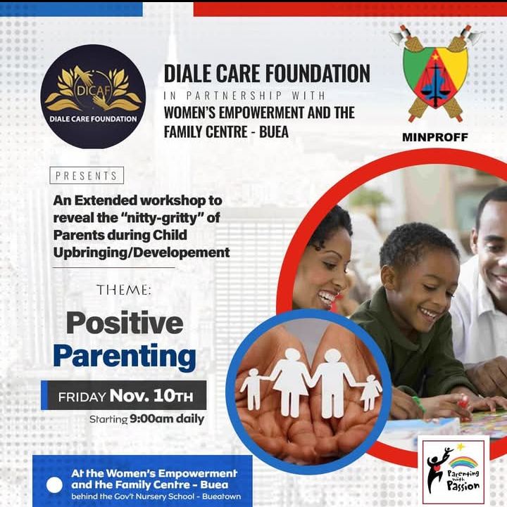 DialeMercySakwe's tweet photo. We want to heartily thank "The Women's Empowerment and the Family Center Buea" for partnering with us to make our workshop on the Theme "POSITIVE PARENTING" a very great success. 
 "Together We Are Stronger" 💪
#DialeCareFoundation #changingthestatusquo #SocietalDevelopment https://t.co/FsLzG71cFk