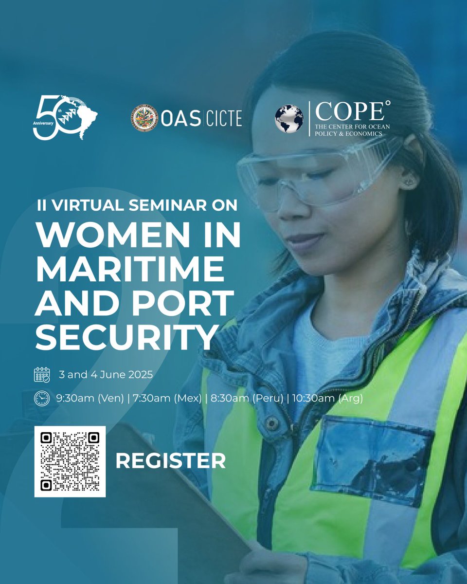 Don’t miss this! 📣

Our new Programme Manager, Stella Aber, is speaking today at 4pm at the 2nd Virtual Seminar on #WomenInMaritime &amp; Port Security. Proud to see Stella representing @seafarers_kgfs on this global stage!

Free to attend - register here 👇 us06web.zoom.us/webinar/regist…