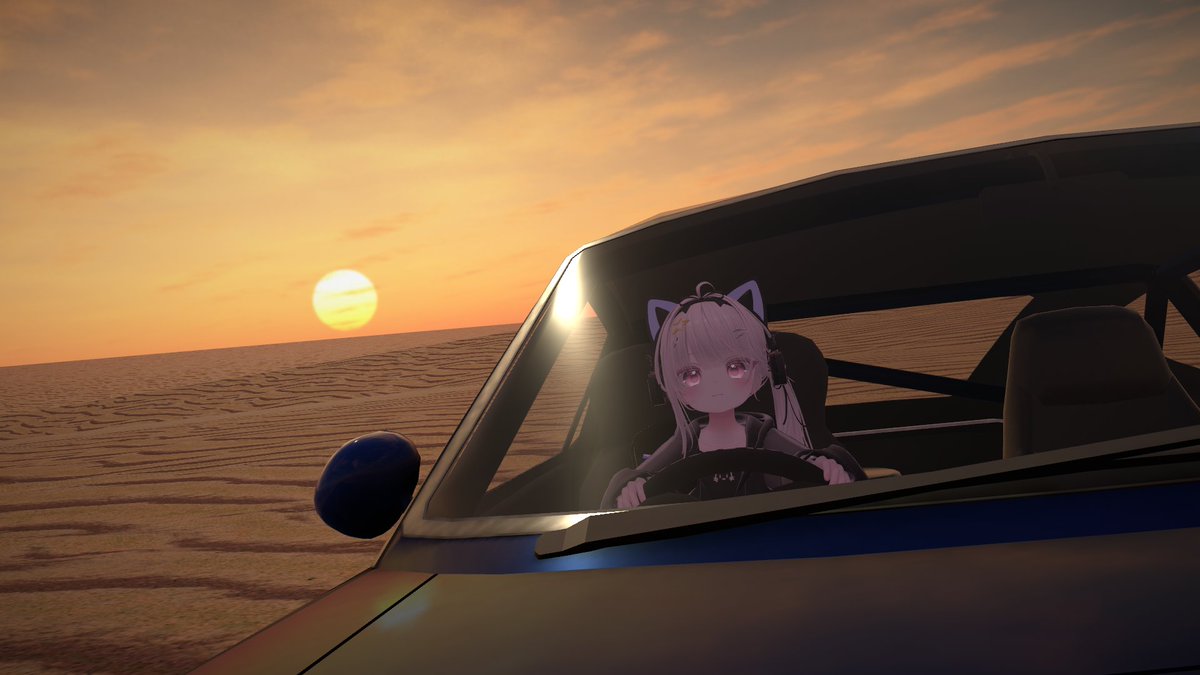 Poponi_ff14's tweet photo. 免許がないのに運転している! https://t.co/PAtEccB2Xg