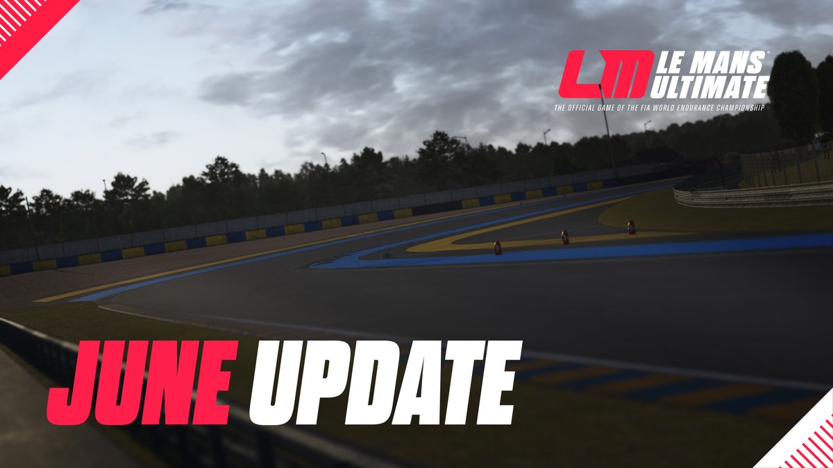 June is the month of endurance racing so what better way to celebrate than with a major update! 

Tune in at 1pm UTC today to hear our CEO Stephen Hood take you through all the new &amp; exciting updates👇

📺youtube.com/watch?v=FNCPlD…

#Lemansultimate #simracing #lemans24