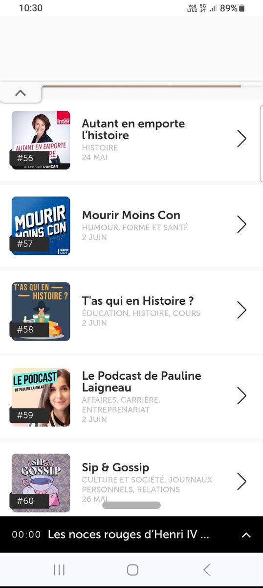 Stéphanie Duncan (@duncanstef) on Twitter photo Autant en emporte l'Histoire <a href="/franceinter/">France Inter</a> toujours dans le top 100 des podcasts en France ! Autant en emporte l'Histoire <a href="/franceinter/">France Inter</a> toujours dans le top 100 des podcasts en France !