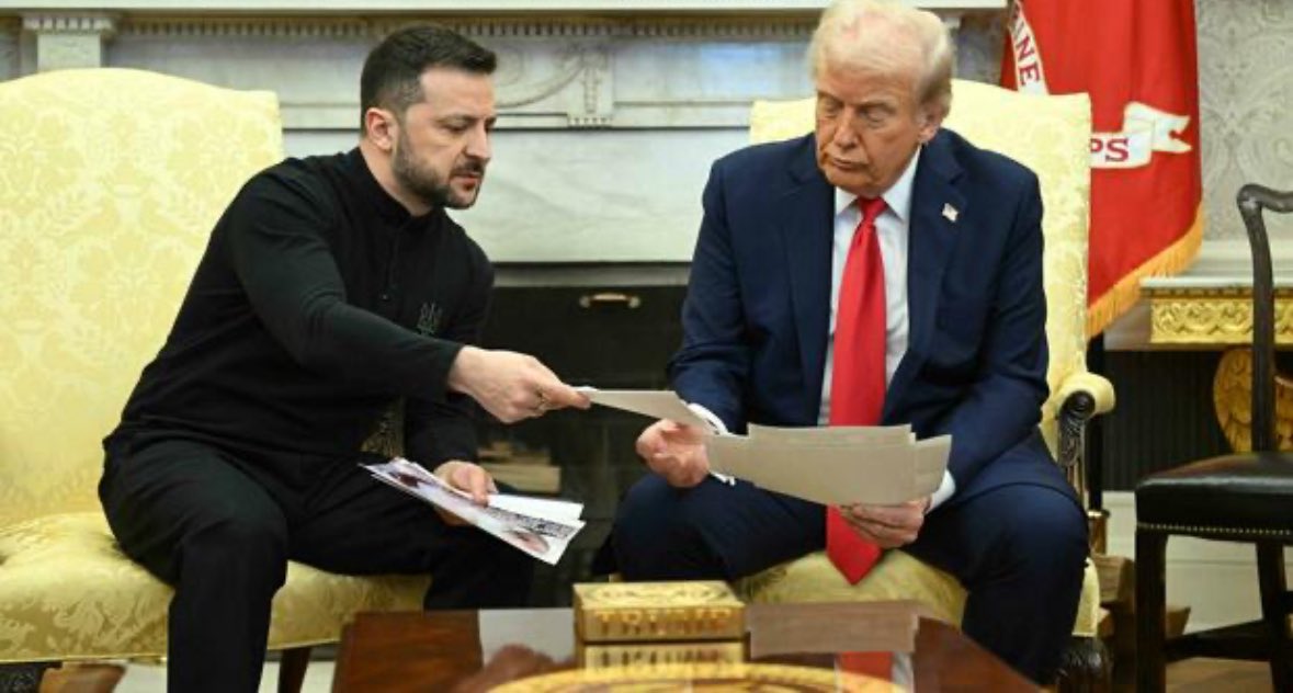 Uno è il leader del mondo libero, l’altro è Trump