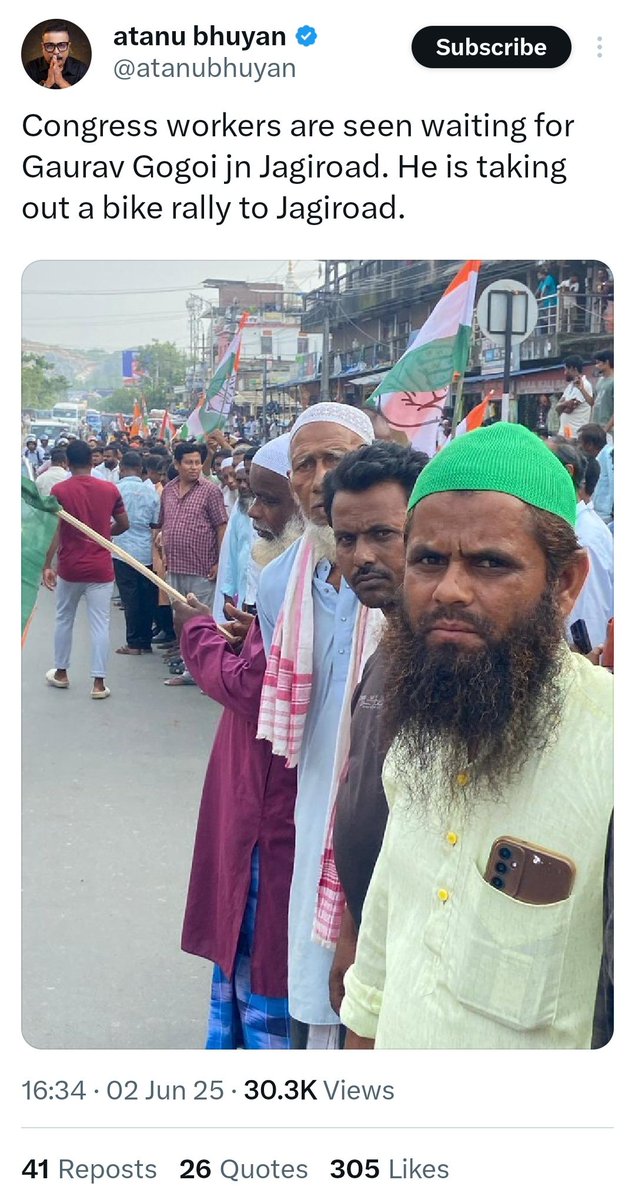 He claims to be 'Journalist by Birth'.