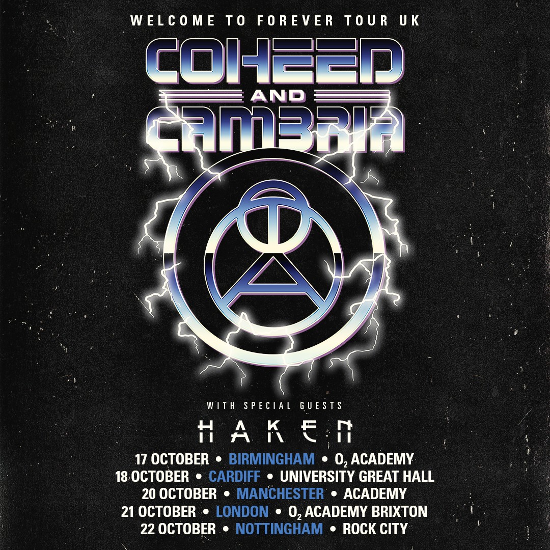 O2 Academy Birmingham (@o2academybham) on Twitter photo NEW: <a href="/Coheed/">Coheed and Cambria</a> are back with a bold new sound! Experience their hopes, fears, battles, and triumphs live in Birmingham - all through the power of music - Fri 17 Oct.
Grab your 🎟️ at #O2Priority from 10am Wed 04 Jun 👉
amg-venues.com/KNog50W2xGf NEW: <a href="/Coheed/">Coheed and Cambria</a> are back with a bold new sound! Experience their hopes, fears, battles, and triumphs live in Birmingham - all through the power of music - Fri 17 Oct.
Grab your 🎟️ at #O2Priority from 10am Wed 04 Jun 👉
amg-venues.com/KNog50W2xGf