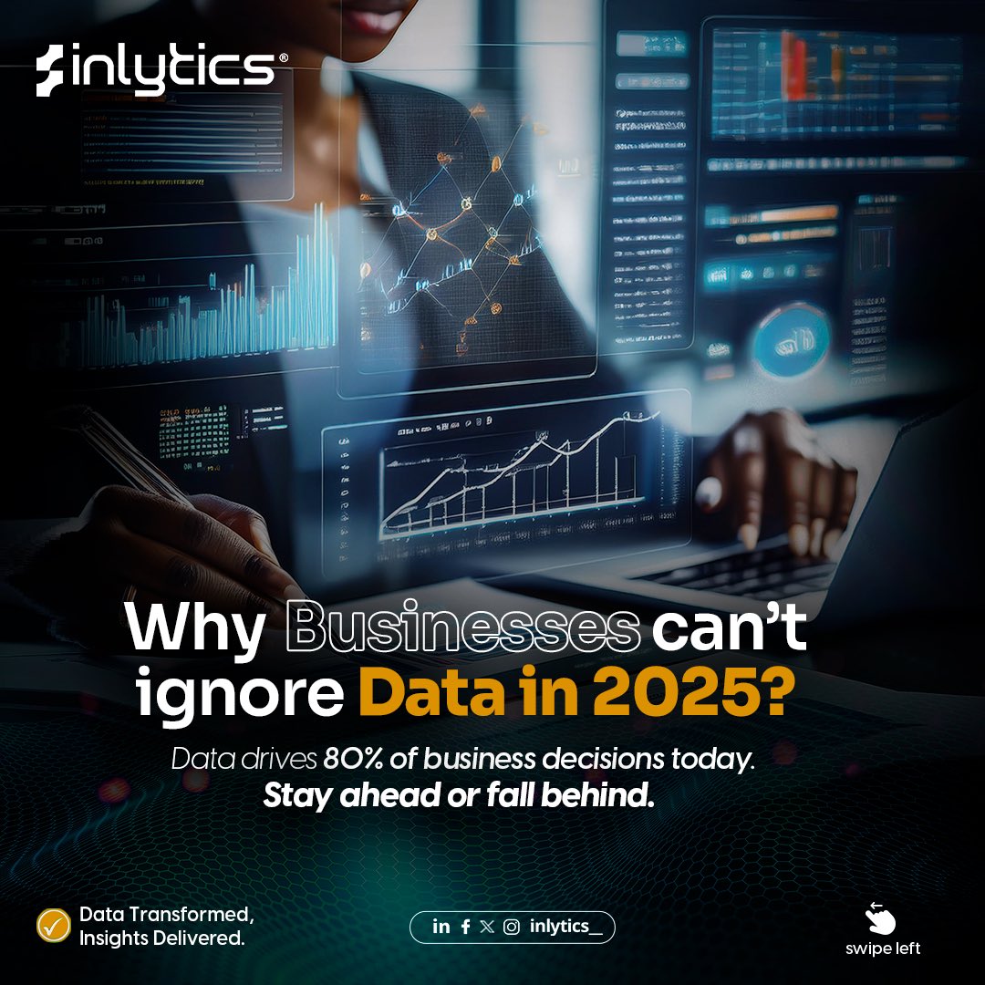 inlyticsconsult's tweet photo. 🚀 Ready to unlock real business growth? 

Here’s how data can transform your company:

📉 01 – Efficiency Boost Smart data analytics slashes costs and optimizes operations. Imagine saving 20% on logistics just by making data-driven decisions!

📊 02 – Competitive Edge Stay ahead of the curve with AI-powered insights that help you predict trends and innovate faster than the competition.

🤝 Partner with Inlytics Whether you’re looking to consult with experts or upskill through our Data School, we’re here to empower your growth.

📬 DM us to learn more or get started today!
 #Inlytics #DataAnalytics #BusinessGrowth #AIInsights #Efficiency #DigitalTransformation #DataDriven