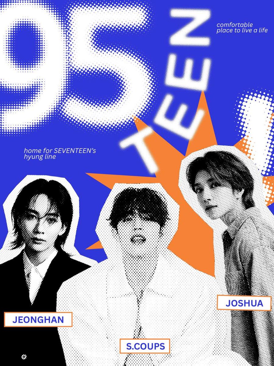 Ψ (@95teen_) on Twitter photo β
{π‘} Welcome to 9Ν5ΝTΝEΝEΝNΝ ; the perfect spot for SEVENTEENβs hyung line to call home π§‘
Featuring the iconic trio: π¦.ππ’π¨π£π¦, πππ’π‘ππππ‘, and ππ’π¦ππ¨π. Think comfort, laughter, and moments that feel just right.
Tap in and join the journey π β
{π‘} Welcome to 9Ν5ΝTΝEΝEΝNΝ ; the perfect spot for SEVENTEENβs hyung line to call home π§‘
Featuring the iconic trio: π¦.ππ’π¨π£π¦, πππ’π‘ππππ‘, and ππ’π¦ππ¨π. Think comfort, laughter, and moments that feel just right.
Tap in and join the journey π
