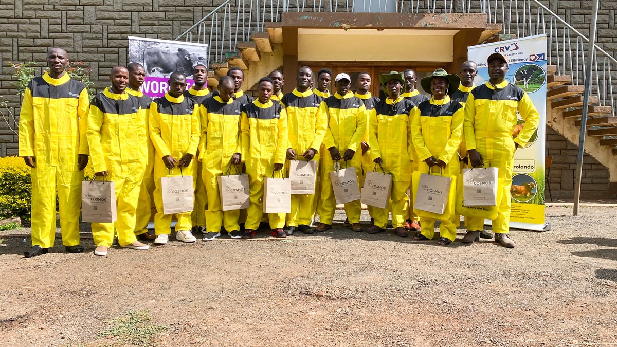 Congratulation to our A.I (Bovine Artificial Insemination) Graduands cohort number 351. We are proud of your hardwork. Go, serve the livestock sector by bettering cows for a better life. <a href="/KAGRC_KE/">Kenya Animal Genetic Resources Centre</a> <a href="/jmueke/">Hon. Jonathan Mueke, CBS</a> <a href="/Cosmos_Vet/">Cosmos_Veterinary Limited</a> <a href="/CKLAfricaltd/">CKL Africa Ltd</a> <a href="/Livestock_Dev/">State Department for Livestock Development.</a> @kilimoKE