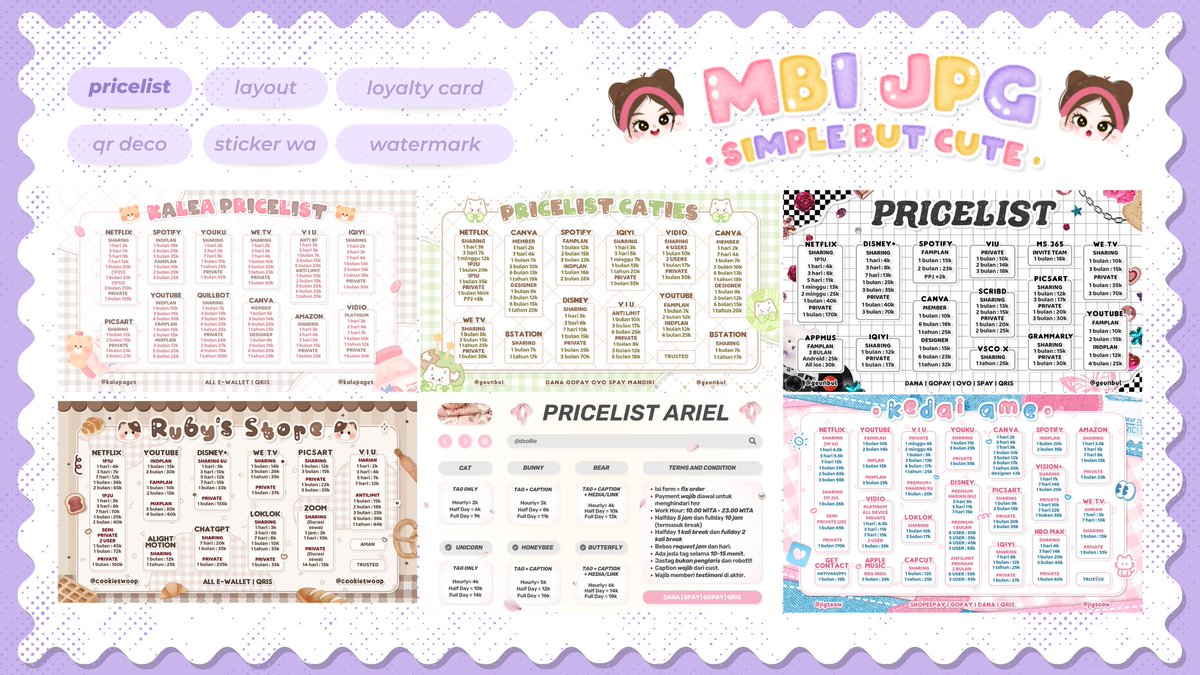 geunbul's tweet photo. @hee33sung start from 7k aja kak
— ｡• ᵕ •｡edit PL di mbi dapet all-in service:
✅️ Free template kosong
✅️ Free resize
✅️ Req link canva? Bisa!
✅️ Custom design? Of course! 

˚ Contact @mbijpg to make purchases
˚ Payment: All E-Wallets and QRIS
https://t.co/lpTTZB4WWs