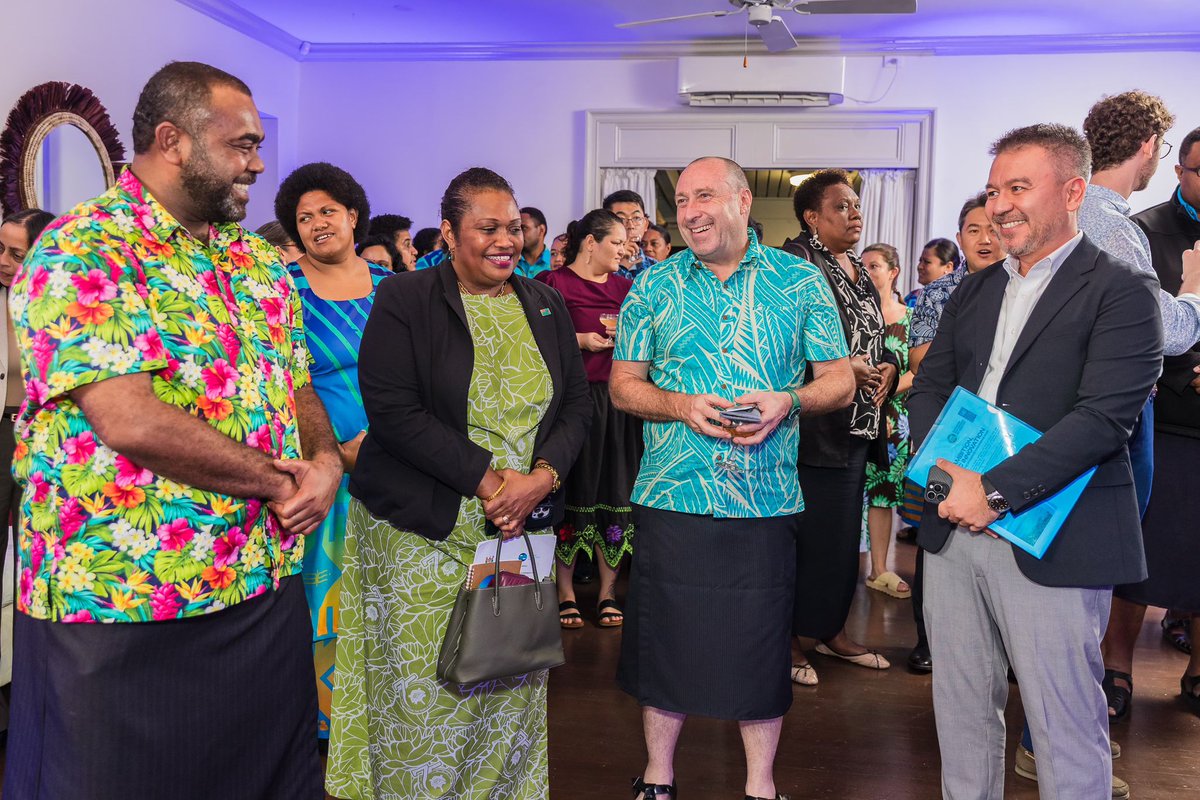 France in Fiji (@ambafrancefj) on Twitter photo Ahead of #UNOC3 ๐ in #Nice ๐ซ๐ท, Ambassador <a href="/julielesaos/">Julie Le Saos</a> hosted a pre-departure briefing led by ๐ซ๐ฏ PM Hon. <a href="/slrabuka/">Prime Minister Sitiveni Rabuka</a> & delegation. ๐ซ๐ท reaffirmed its ocean diplomacy pledge, highlighting 3 pillars: governance, blue economy & ocean science. The Pacific must be central at UNOC3 ๐ค. Ahead of #UNOC3 ๐ in #Nice ๐ซ๐ท, Ambassador <a href="/julielesaos/">Julie Le Saos</a> hosted a pre-departure briefing led by ๐ซ๐ฏ PM Hon. <a href="/slrabuka/">Prime Minister Sitiveni Rabuka</a> & delegation. ๐ซ๐ท reaffirmed its ocean diplomacy pledge, highlighting 3 pillars: governance, blue economy & ocean science. The Pacific must be central at UNOC3 ๐ค.