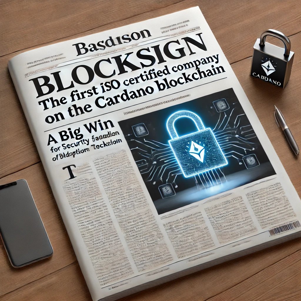 BlockSign - Advanced E-Signature Solutions (@docufi3d) on Twitter photo We’re officially starting our journey toward ISO/IEC 27001 certification - a globally recognized standard for information security management - potentially positioning Docufi3d/BlockSign as a leader in information security within the Cardano ecosystem
Over the next 5-6 months, We’re officially starting our journey toward ISO/IEC 27001 certification - a globally recognized standard for information security management - potentially positioning Docufi3d/BlockSign as a leader in information security within the Cardano ecosystem
Over the next 5-6 months,