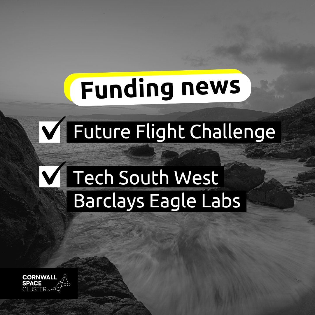 CWLSpaceCluster's tweet image. Funding news from our May newsletter:
👉 Future Flight Challenge: £20M UK Gov boost for BVLOS drones & air taxis.
👉 @TechSWofficial x Barclays Eagle Labs: Growth Forge returns.
Read more in our newsletter
📩 mailchi.pulse.ly/dhljha56xu
#CornwallSpaceCluster #UKSpace