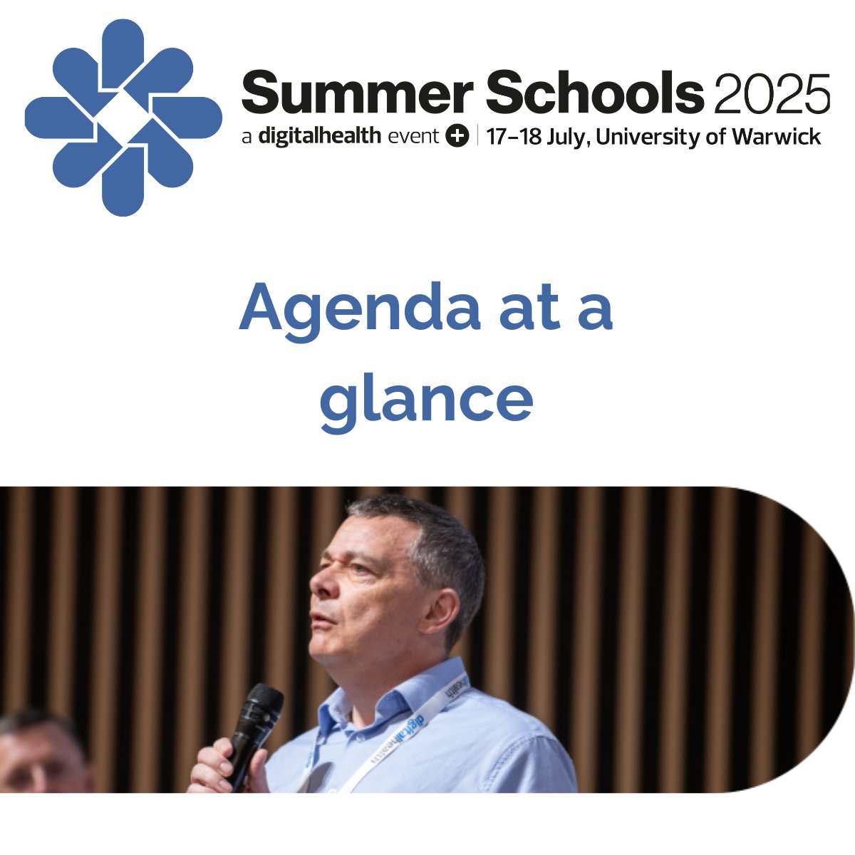 Digital Health Summer Schools (@dhsummerschools) on Twitter photo 📣Want to see an agenda at a glance for Summer Schools 2025?
Check out the programme snapshot, which includes big-name speakers Ming Tang, Dr Jessica Morley, <a href="/Beverley_Bryant/">Beverley Bryant</a> and Prof David Walliker (<a href="/InsideHealthCIO/">David Walliker</a>).
View here👉 eu1.hubs.ly/H0kGmPn0 #DHSS25 📣Want to see an agenda at a glance for Summer Schools 2025?
Check out the programme snapshot, which includes big-name speakers Ming Tang, Dr Jessica Morley, <a href="/Beverley_Bryant/">Beverley Bryant</a> and Prof David Walliker (<a href="/InsideHealthCIO/">David Walliker</a>).
View here👉 eu1.hubs.ly/H0kGmPn0 #DHSS25