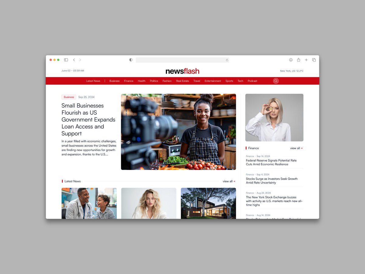 🖥 NewsFlash <a href="/framer/">Framer</a> template

A premium Framer template designed to help you build a professional news, magazine or blog website without writing a single line of code.
By <a href="/essadonzo/">Essa</a>

→ frameplate.co/templates/news…