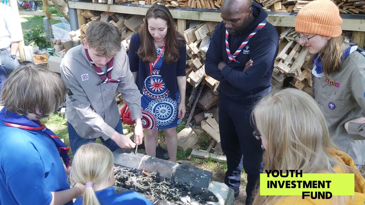 TheSocialInvest's tweet image. Derby Scout Group @35thDerby have just had a double celebration! It’s their 110th 🎂birthday & their new Scout HQ, funded by the #YouthInvestmentFund, was declared open by UK Chief Scout @DwayneFields.🎉Congratulations! buff.ly/ZXQUV4B
