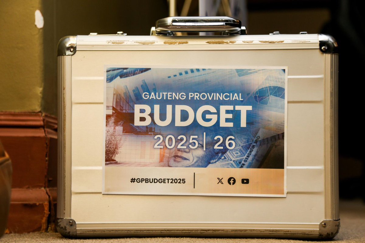🧰 RE-TABLING | 2025/26 BUDGET OF THE GAUTENG PROVINCIAL GOVERNMENT

The Gauteng Provincial Government is re-tabling the 2025/2026 Budget amounting to R172.3 billion. In the previously tabled Budget, tabled on the 18th of March 2025, we presented a provincial budget of R171.5