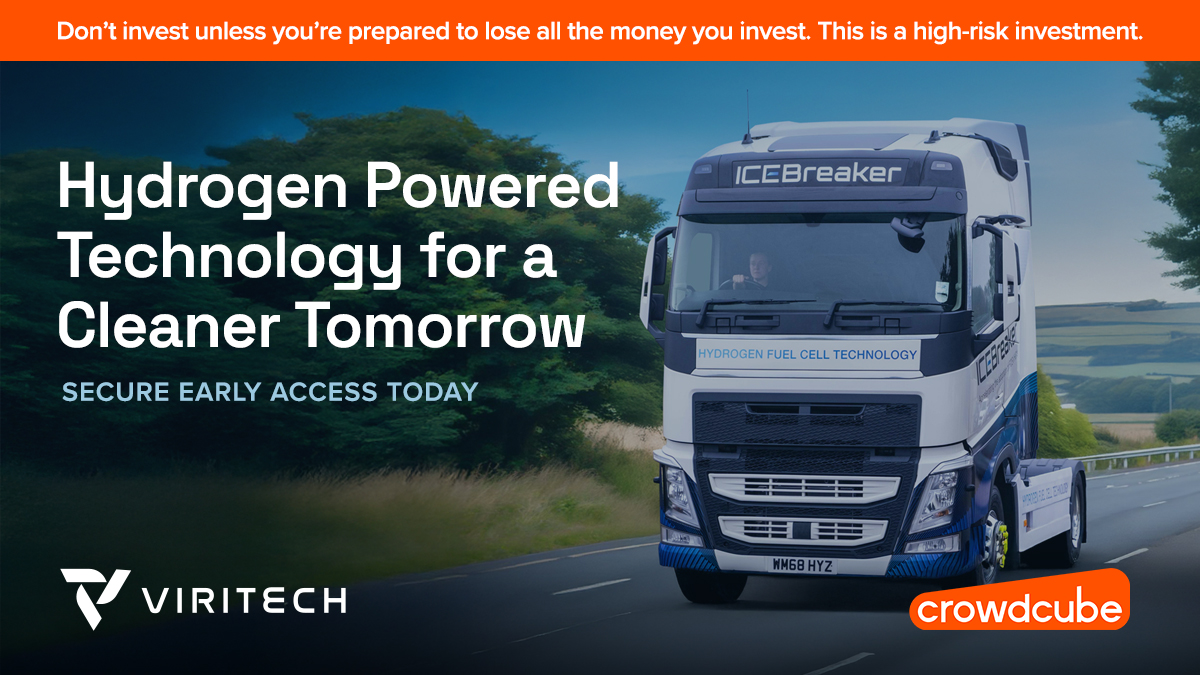 Viritech is Crowdfunding! Get Early Access crowdcube.com/early-access/v…
Don’t invest unless you’re prepared to lose all the money you invest. This is a high-risk investment and you are unlikely to be protected if something goes wrong. Take 2 mins to learn more: crowdcube.com/explore/risk-w…
