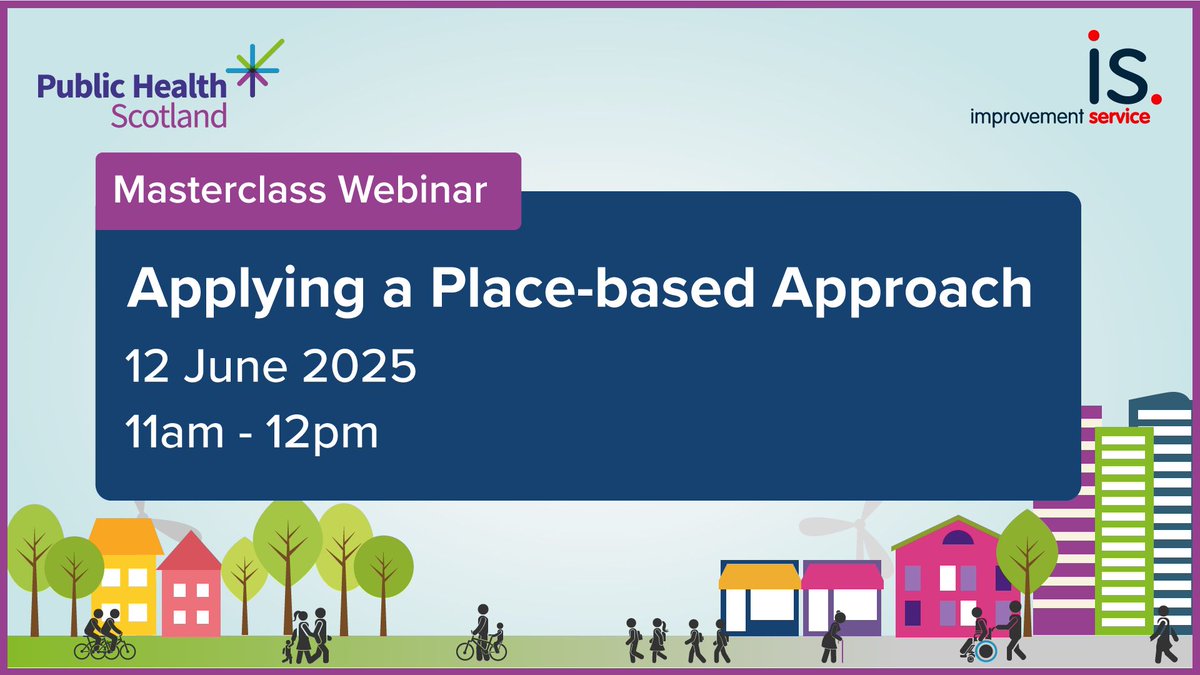 🗓️Only one week before the next Masterclass Webinar: Applying a Place-based Approach

➡️Register here for this free online event: bit.ly/3YGpLtu
