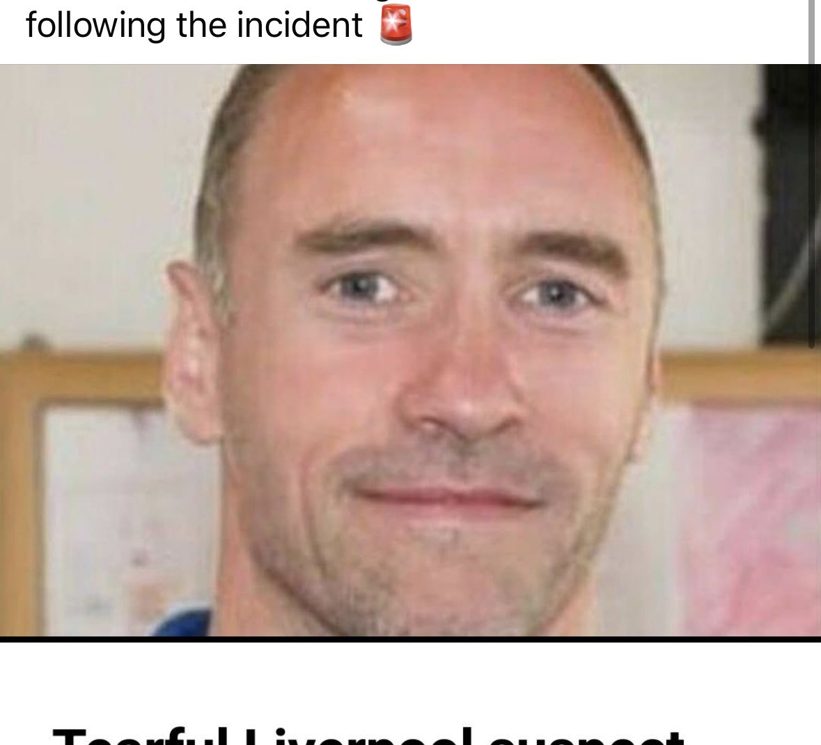 Honestly this is a fucking joke this country you tell me how these people are the same person 🤬🤬 false photos and a massive cover up going on I can’t be the only red whos feeling the same!! 
1st pic is the actual driver 
2nd pic the fall guy 
YNWA 🔴