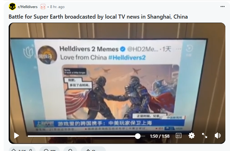 SHRP_'s tweet photo. @HD2Memes grats https://t.co/KIgYlOXRPL