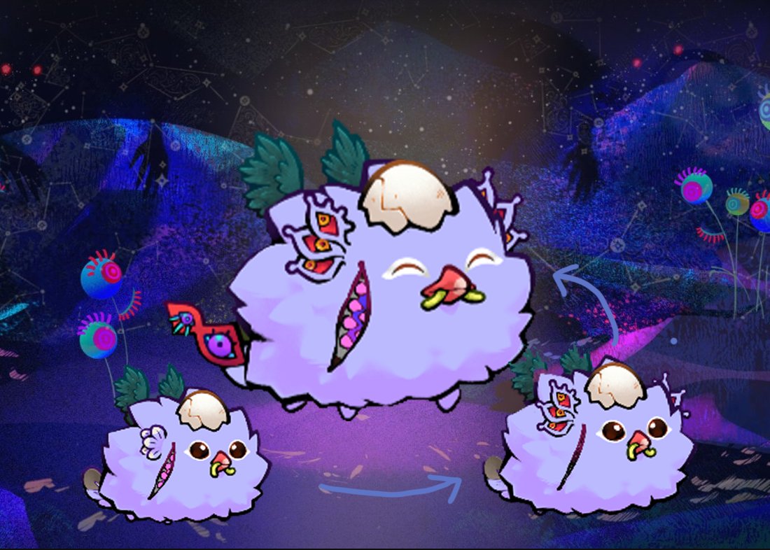 ピュアなDawnバードが闇へと覚醒していく。。。

姿は変わっても、きっと心の底にある光は消えないことでしょう。
夜明けはすぐそこに。。。

0x4d7076FED473A97F7BE952082663Abd33289e5ef
@axieinfinity　#AwakenedNightmare