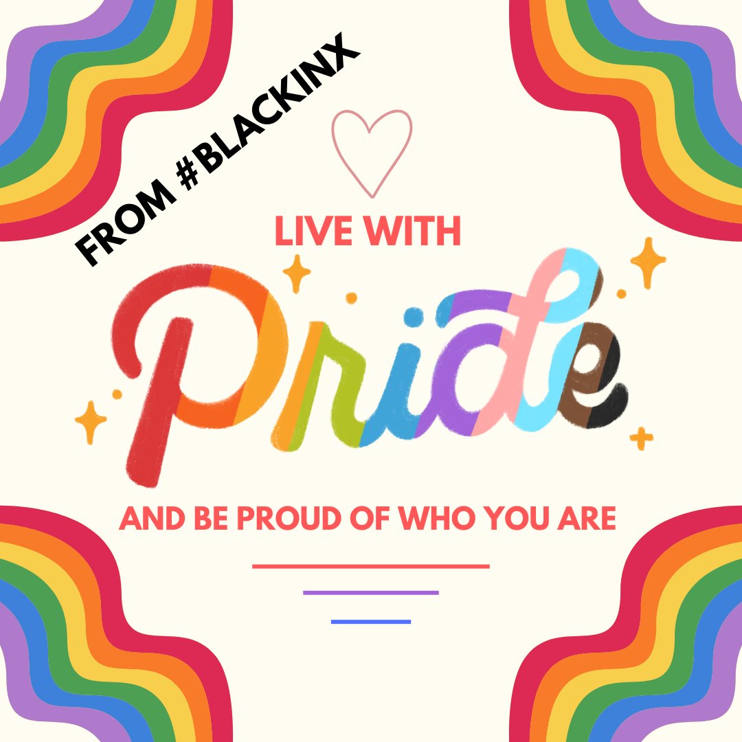 blackinxnetwork's tweet photo. #Pride2025 love from #BlackInX. We do not need hate in this world to work; work on #unity in the community! #Peace #Pride #Prosperity #BlackInXNetwork https://t.co/GXJ25a2dzy