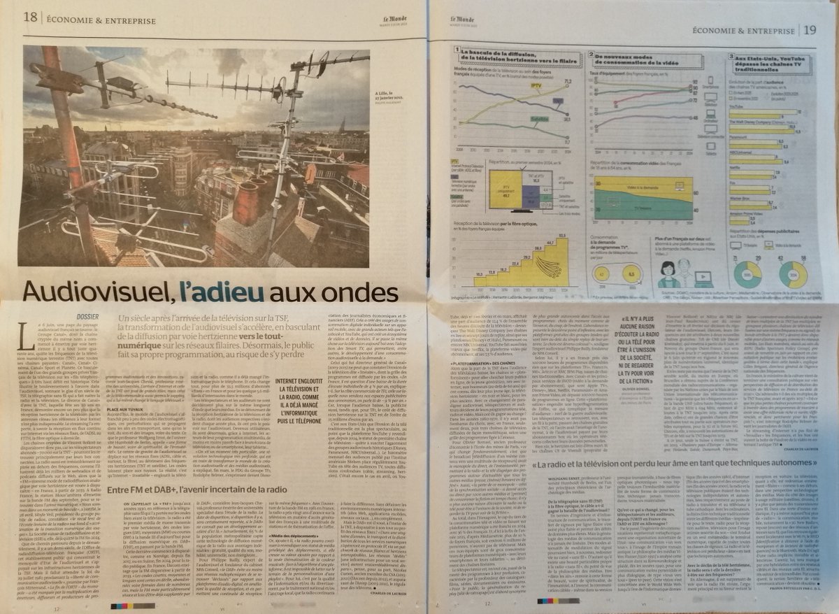 Charles de Laubier (@c2laubier) on Twitter photo Ma nouvelle #enquête dans Le Monde (<a href="/lemondefr/">Le Monde</a>) daté du mardi 3 juin 2025 : "Audiovisuel, l'adieu aux ondes". Un siècle après l’arrivée de la #télévision sur la #TSF (télégraphie sans fil), l’#audiovisuel bascule de l'#hertzien vers les #réseaux filaires : lemonde.fr/signataires/ch… Ma nouvelle #enquête dans Le Monde (<a href="/lemondefr/">Le Monde</a>) daté du mardi 3 juin 2025 : "Audiovisuel, l'adieu aux ondes". Un siècle après l’arrivée de la #télévision sur la #TSF (télégraphie sans fil), l’#audiovisuel bascule de l'#hertzien vers les #réseaux filaires : lemonde.fr/signataires/ch…