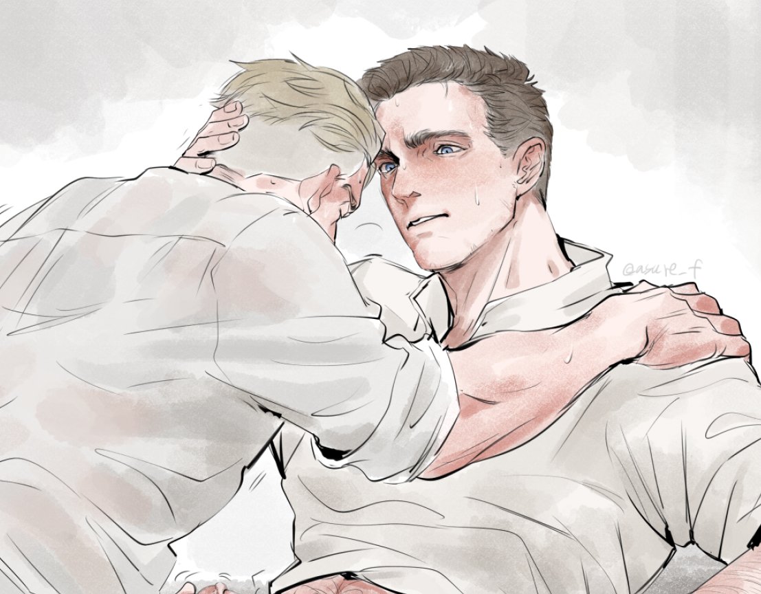 #hansry  卡蓬的勇士
依旧是给朋友文的配图😘
ao3:archiveofourown.org/works/65767078