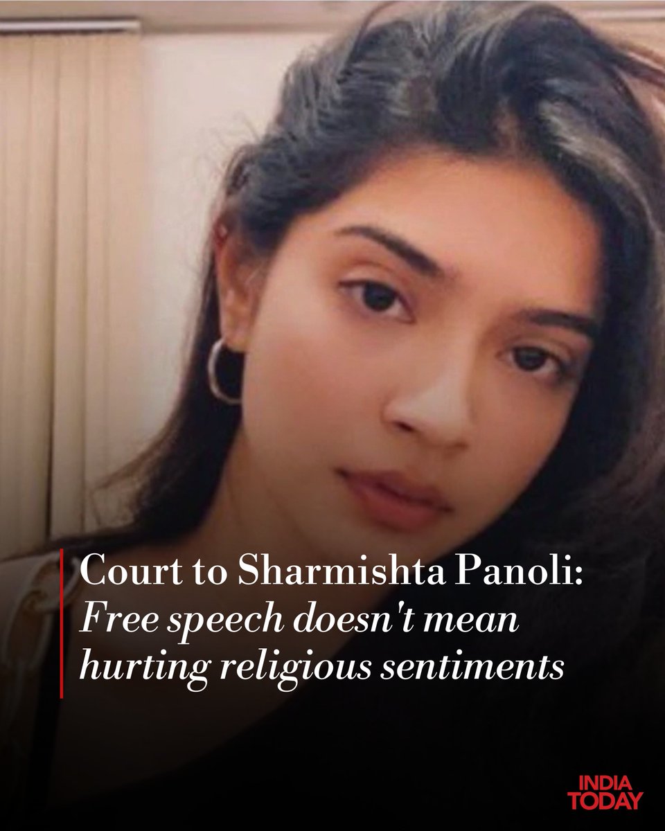 Calcutta High Court refuses to grant interim bail to influencer #SharmisthaPanoli  

Freedom of speech is NOT absolute and does not permit one to hurt religious sentiments: Court

Court highlighted the country's diversity and noted that her remarks had hurt the sentiments of a
