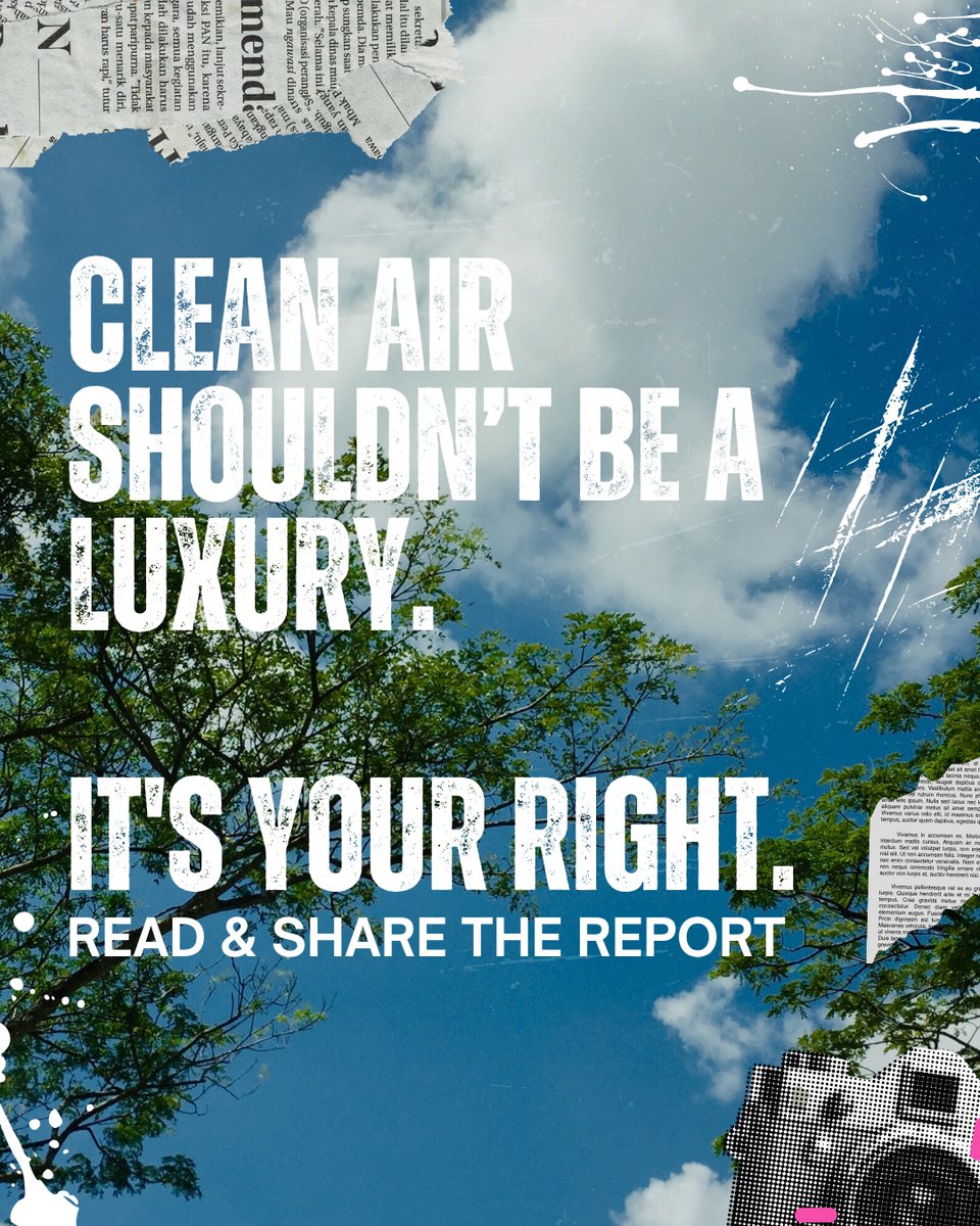 Breathing shouldn’t cost lives.

But in South Africa, it does.

The full story is worse than you think.

📕 Read the report. Know the truth: act.gp/43BayNj

#ToxicTruths #AirPollutionCrisis #GreenpeaceAfrica #CleanAirNow

<a href="/CREACleanAir/">Centre for Research on Energy and Clean Air</a>