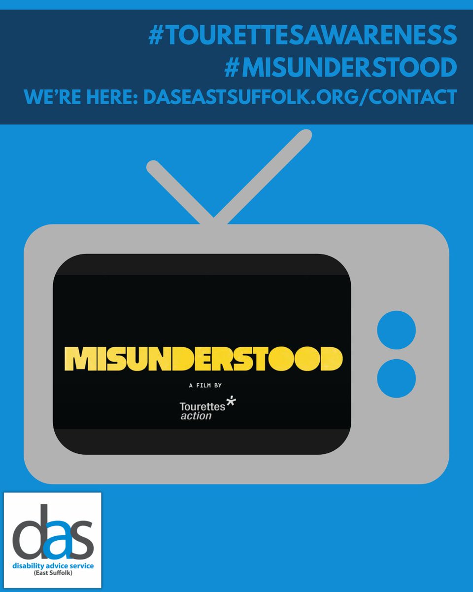🧠 Tourette’s is so often #Misunderstood.
At DAS, we help people with #hiddendisabilities like #Tourette’s access the support and advice they deserve.

🎥 youtu.be/3OhuNoERSHY

#TourettesAwareness #HiddenDisabilities #DASEastSuffolk #EastSuffolkDisabilityAdviceService