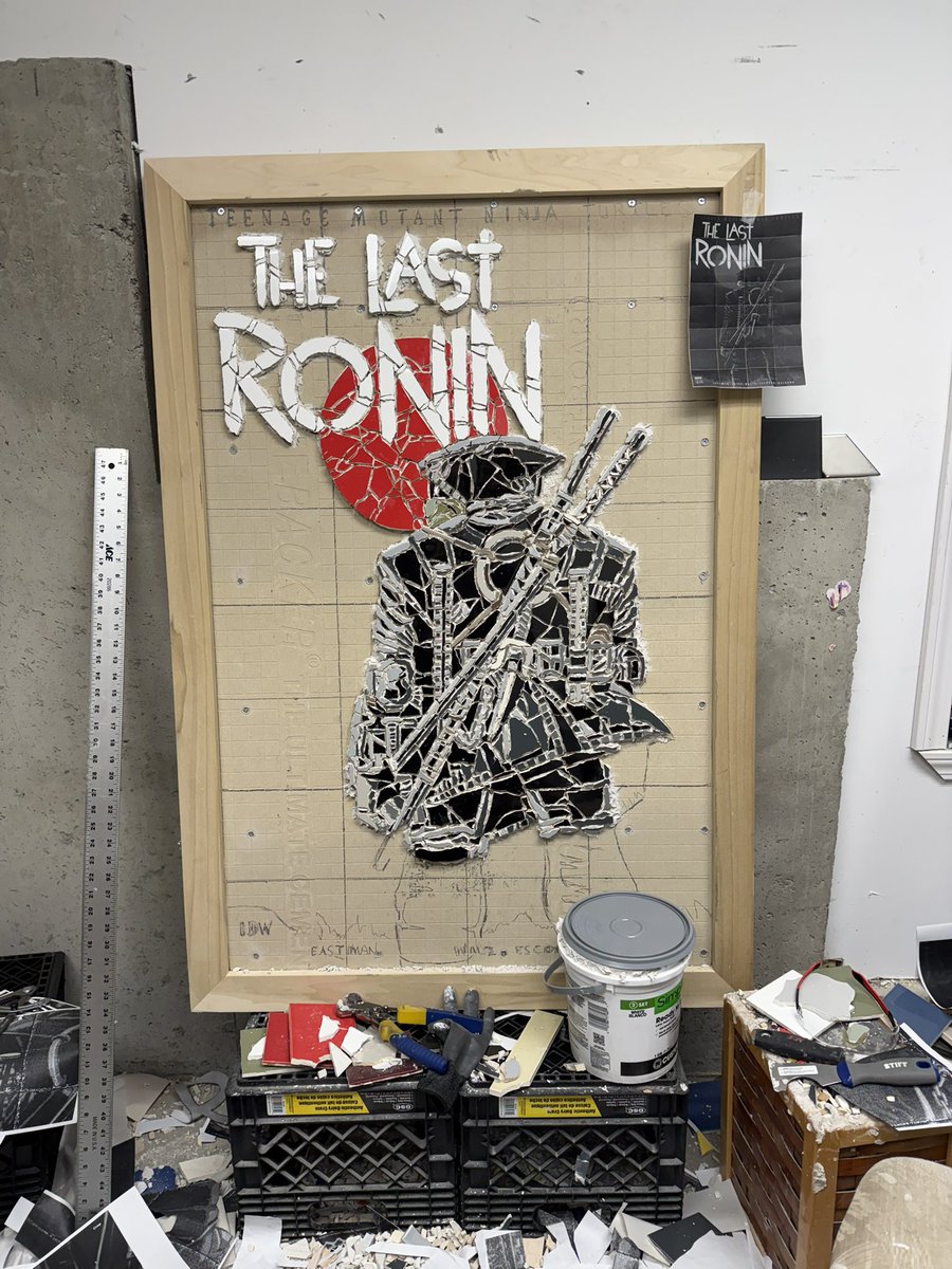 Last Ronin #mosaic wip <a href="/IDWPublishing/">IDW Publishing</a> <a href="/BISHART/">BEN BISHOP - BISHART.NET</a> #tmnt