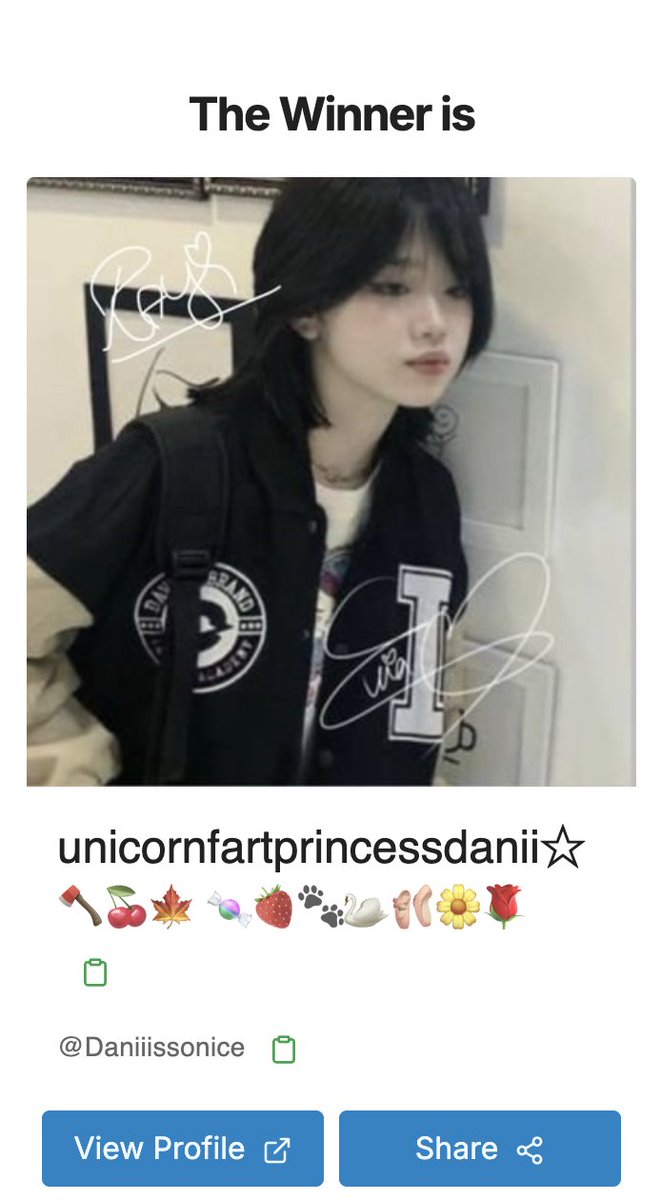 skye⋆。°✩ (@0nly_sky3) on Twitter photo congrats to <a href="/Daniiissonice/">unicornfartprincessdanii☆🪓🌹🍒🥐🍁🍬🍓🦢INACTIVE</a> !!
dm sponsor to claim ^^
x.com/0nly_sky3/stat… congrats to <a href="/Daniiissonice/">unicornfartprincessdanii☆🪓🌹🍒🥐🍁🍬🍓🦢INACTIVE</a> !!
dm sponsor to claim ^^
x.com/0nly_sky3/stat…