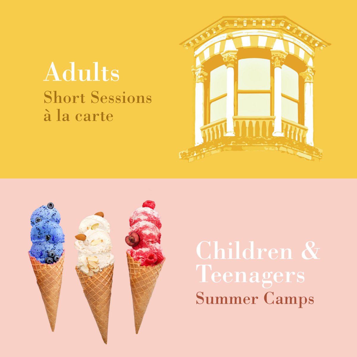 Our Summer Programmes are kicking off today!
A la carte, throughout summer:
Adults 👉 2, 4 or 6-week sessions, extensive or intensive, also one-off workshops
Minors 👉 1 or 2-week summer camps in total immersion
alliance-francaise.ie/courses/
Register in 2 courses &amp; get a 10% discount!