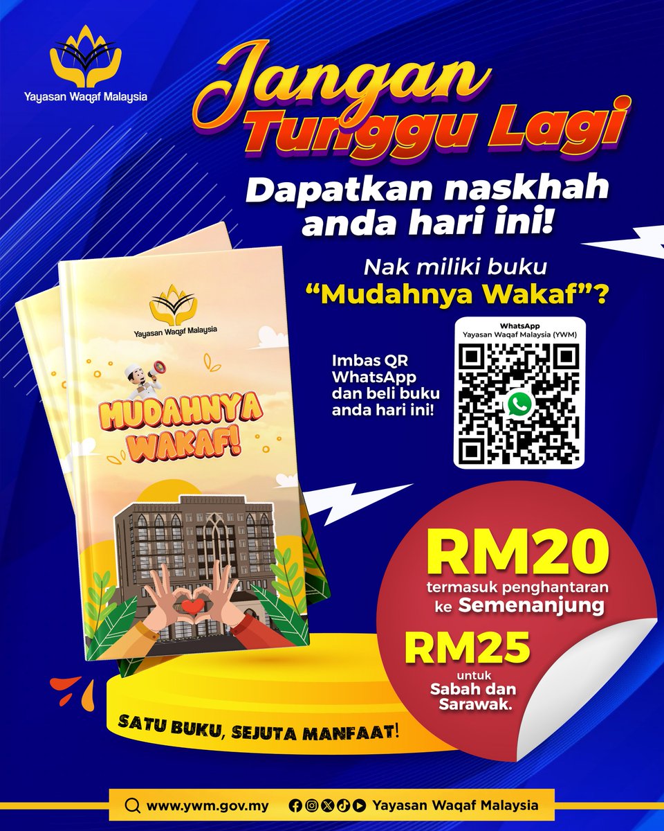 Yayasan Waqaf Malaysia tweet media