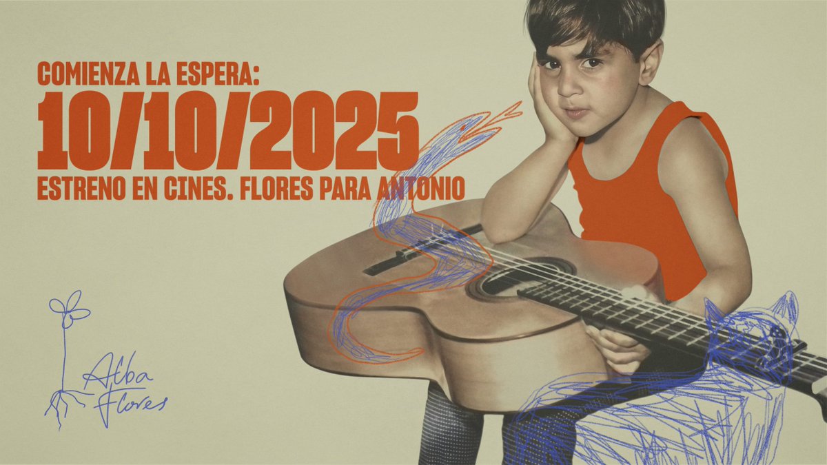 La película documental, #FloresParaAntonio , original Movistar Plus+ liderada por Alba Flores, se estrena en cines el 10 de octubre 🎬