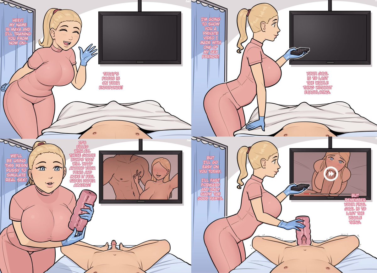 PrematureGooner's tweet photo. Nurse Maya's Premature Ejaculation Training https://t.co/rQqfFSHyp1
