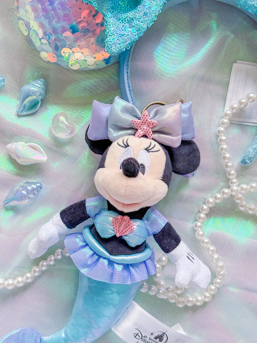 上海ディズニーで購入したマーメイドミニーちゃん🧜‍♀️🫧 カリブの