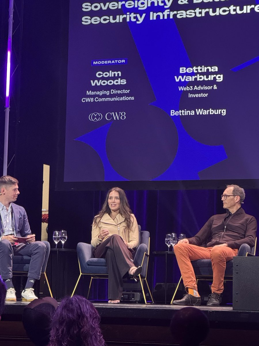 Bettina Warburg (@bwarburg) on Twitter photo Today I got to talk today about digital sovereignty and the future. So good to see the realization of the vision of the World Computer. With âŠ<a href="/JanCamenisch/">jan.icp â</a>â© <a href="/dominic_w/">dom.icp â</a>â© and the âŠ<a href="/dfinity/">DFINITY</a>â© ecosystem. Today I got to talk today about digital sovereignty and the future. So good to see the realization of the vision of the World Computer. With âŠ<a href="/JanCamenisch/">jan.icp â</a>â© <a href="/dominic_w/">dom.icp â</a>â© and the âŠ<a href="/dfinity/">DFINITY</a>â© ecosystem.