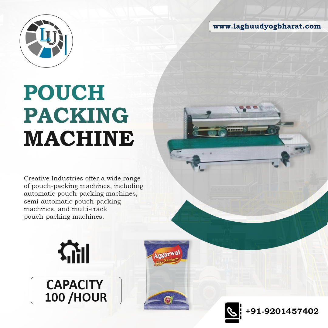 Laghu__udyog's tweet image. Boost your packaging speed with our high-efficiency Pouch Packing Machine – ideal for food, snacks, and more!
⚙️ Capacity: 100 pouches/hour
🌐 laghuudyogbharat.com
📞 +91-9201457402
#PouchPackingMachine #PackagingMachine #SmallBusinessIndia #MSMEIndia #StartupIndia