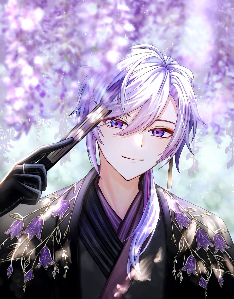 和装と藤の花🎐ꕤ
#絵スコート